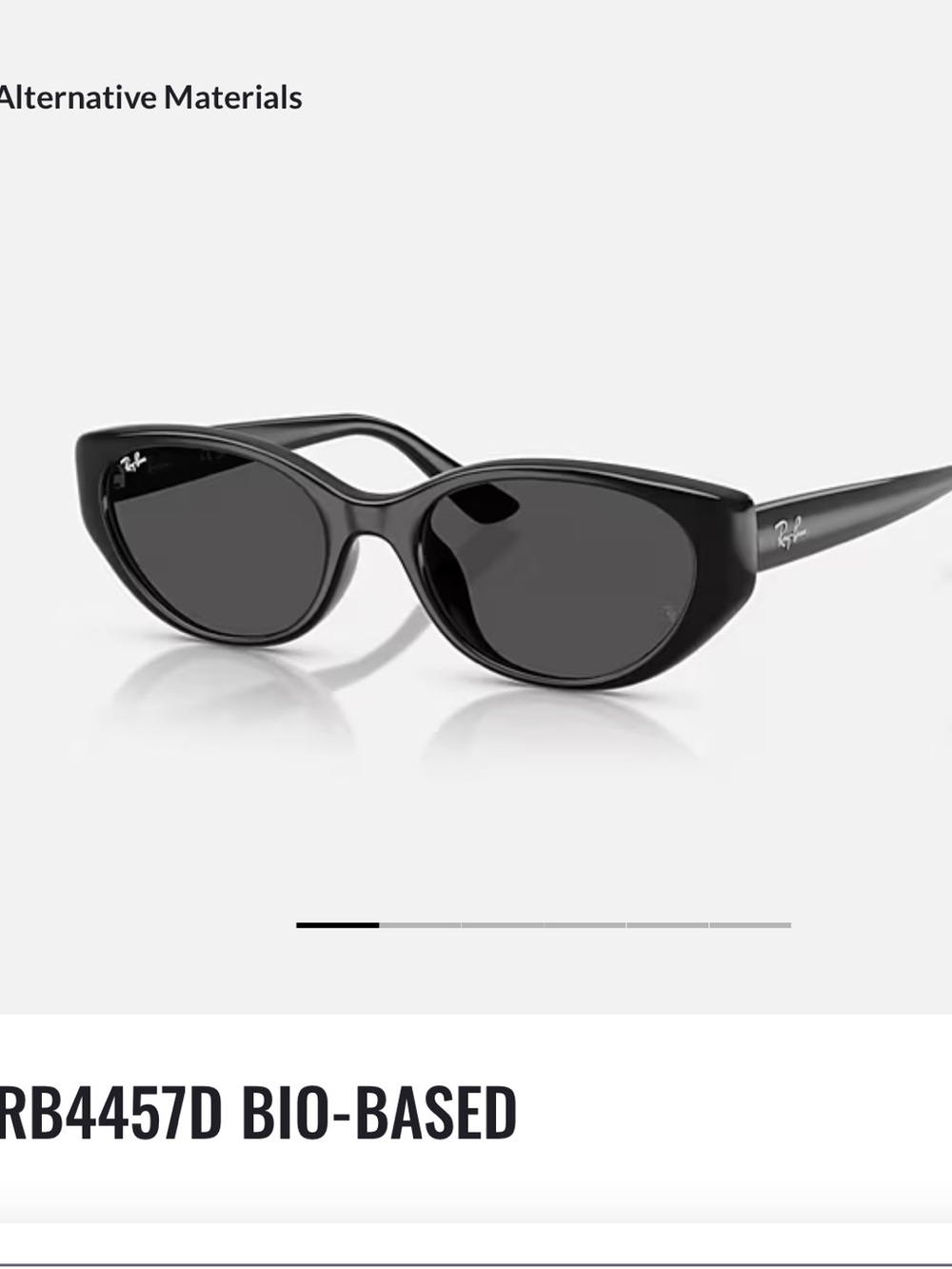 Ray-Ban Black Cat-Eye Sunglasses